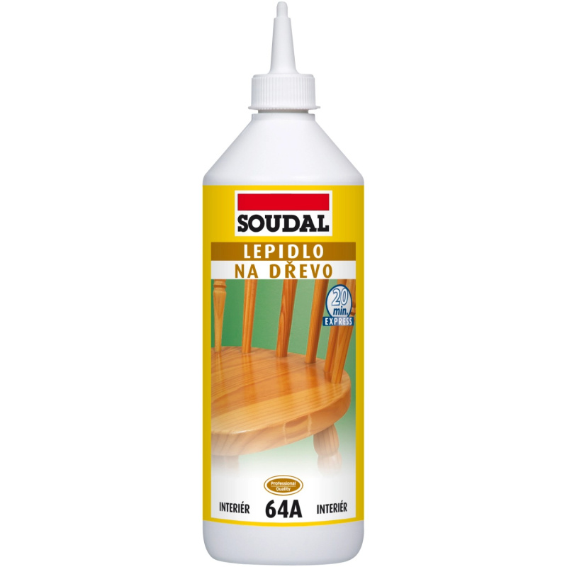 Soudal Lepidlo na dřevo 64A rychleschnoucí 250 g