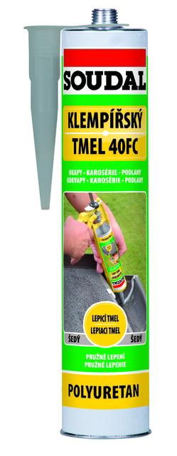 Tmel klempířský Soudal 40FC šedý 280 ml