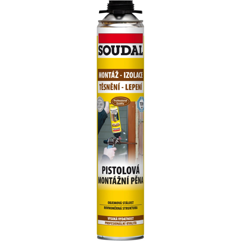Soudal Montážní pěna pistolová 750 ml