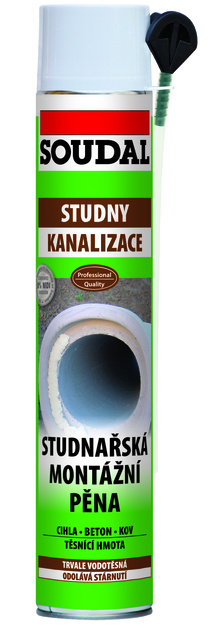 Pěna montážní studnářská Soudal 750 ml