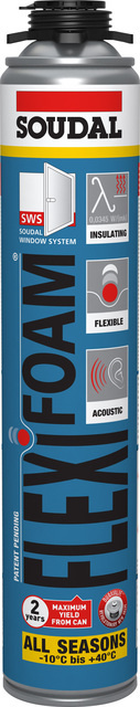 Pěna montážní Soudal FLEXIFOAM GUN 750 ml