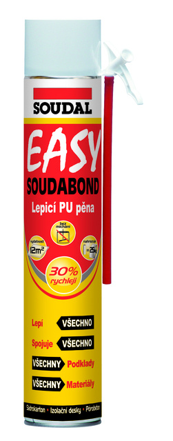 Pěna lepicí Soudal SOUDABOND EASY trubičková 750 ml