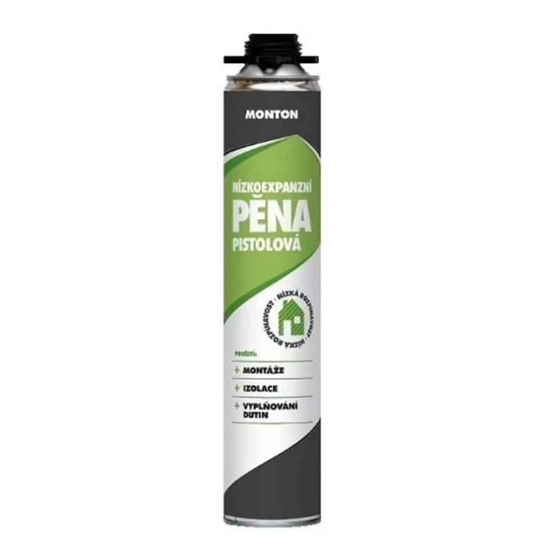 Pěna montážní nízkoexpanzní Soudal Monton pistolová 750 ml