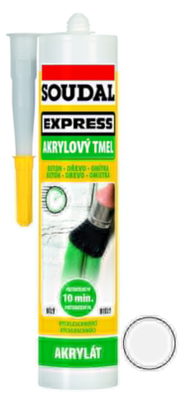 Tmel akrylový Soudal EXPRESS bílý 280 ml
