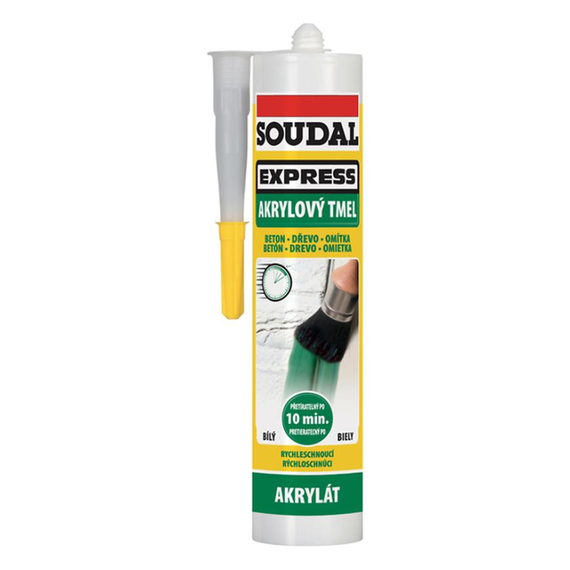 Tmel akrylový Soudal EXPRESS bílý 280 ml
