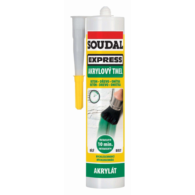 Tmel akrylový Soudal EXPRESS bílý 280 ml