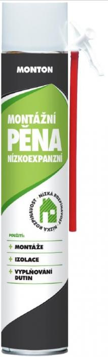 Pěna montážní nízkoexpanzní Soudal Monton trubičková 750 ml