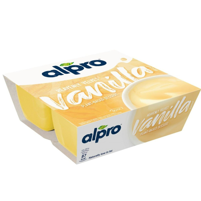 Alpro Sójový dezert s vanilkovou příchutí 4×125 g