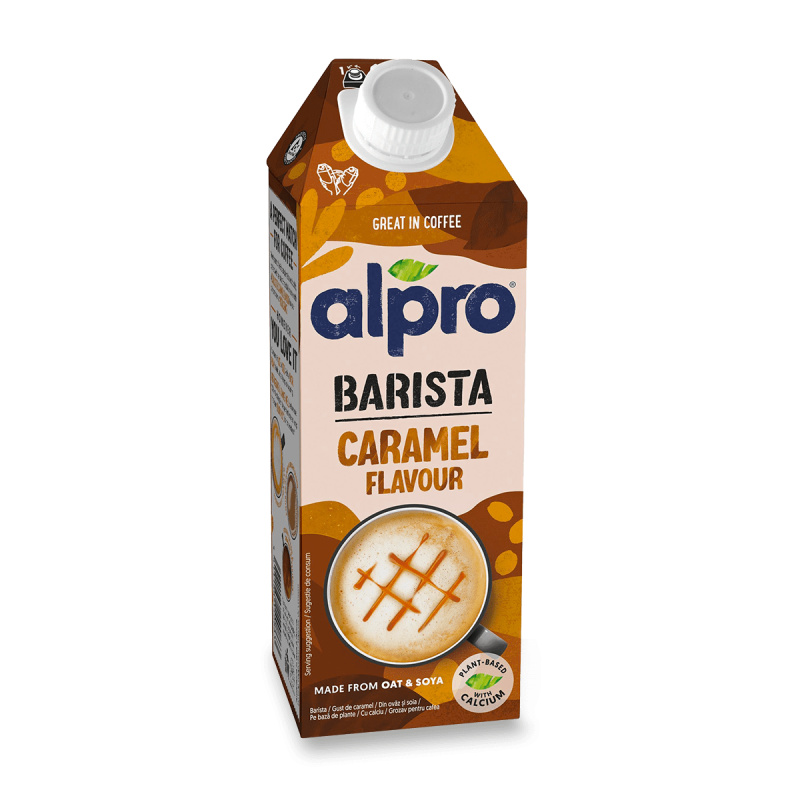 Alpro Barista - ovesno-sójový nápoj s karamelovou příchutí - 750 ml