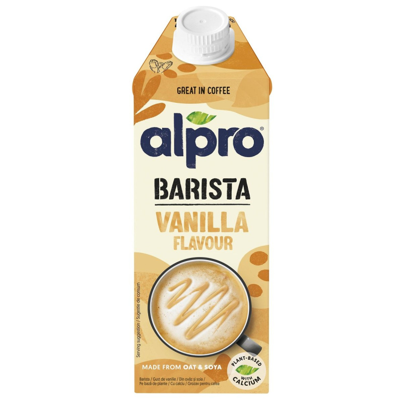Alpro Barista ovesno-sójový nápoj s vanilkovou příchutí