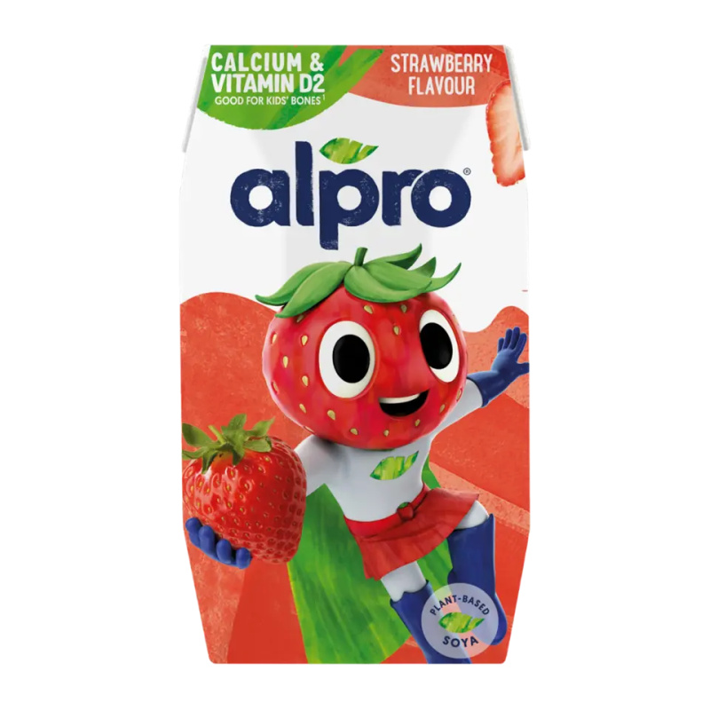 Alpro Kids sójový nápoj jahoda