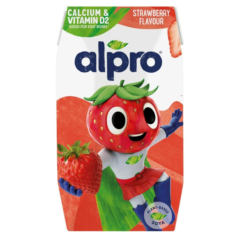 Alpro Kids sójový nápoj jahoda