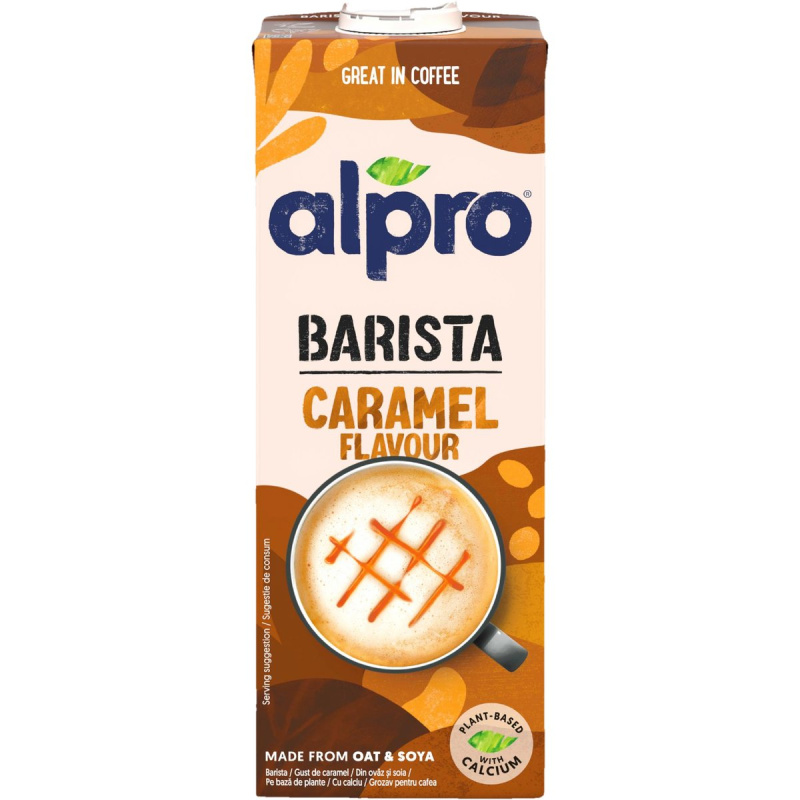 Alpro Barista ovesno-sójový nápoj s karamelovou příchutí