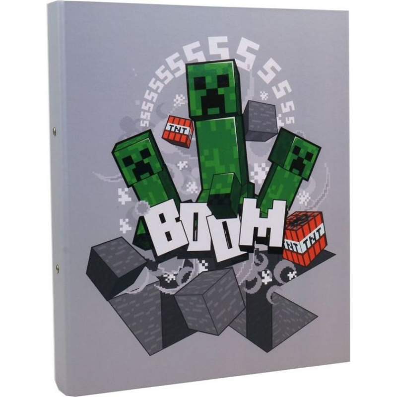 Pořadač Minecraft A4, šedý