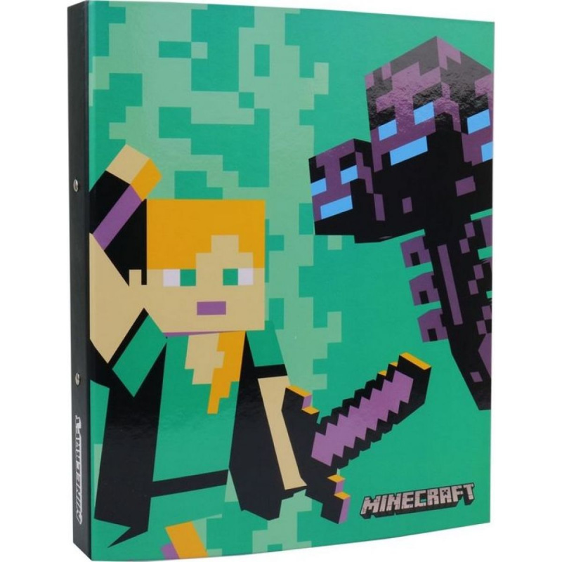 Pořadač Minecraft A4, zelený