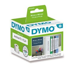 Dymo LW S0722470 - originální papírové štítky - 38 x 190 mm