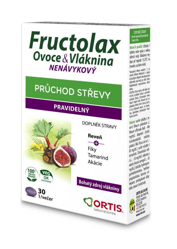 Fructolax Ovoce&Vláknina tbl.30