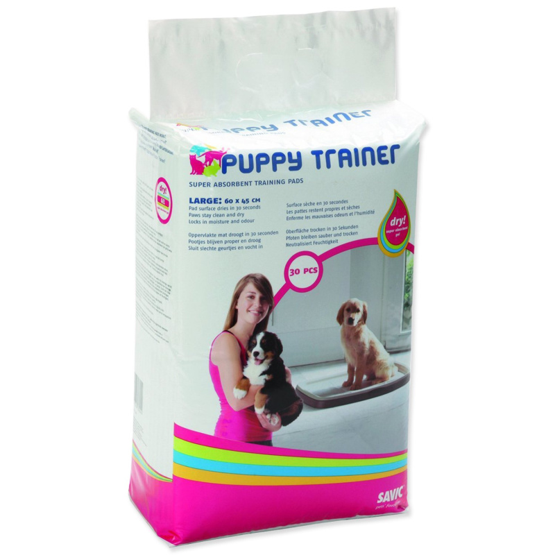 Náhradní podložky SAVIC Puppy Trainer L 30 ks
