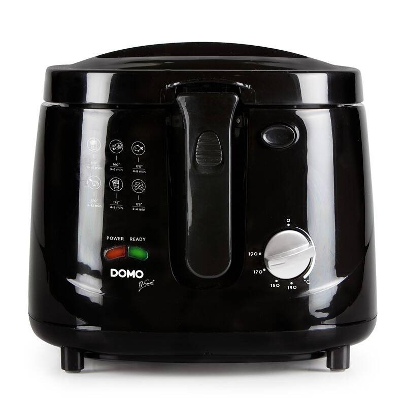 Fritéza Domo DO461FR / 2,5 l / 1800 W / 60 až 190 °C / černá Varianta: ivi1