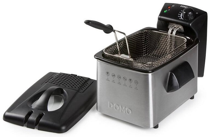 Fritéza Domo DO464FR / 2200 W / 3 l / stříbrná Varianta: ivi1