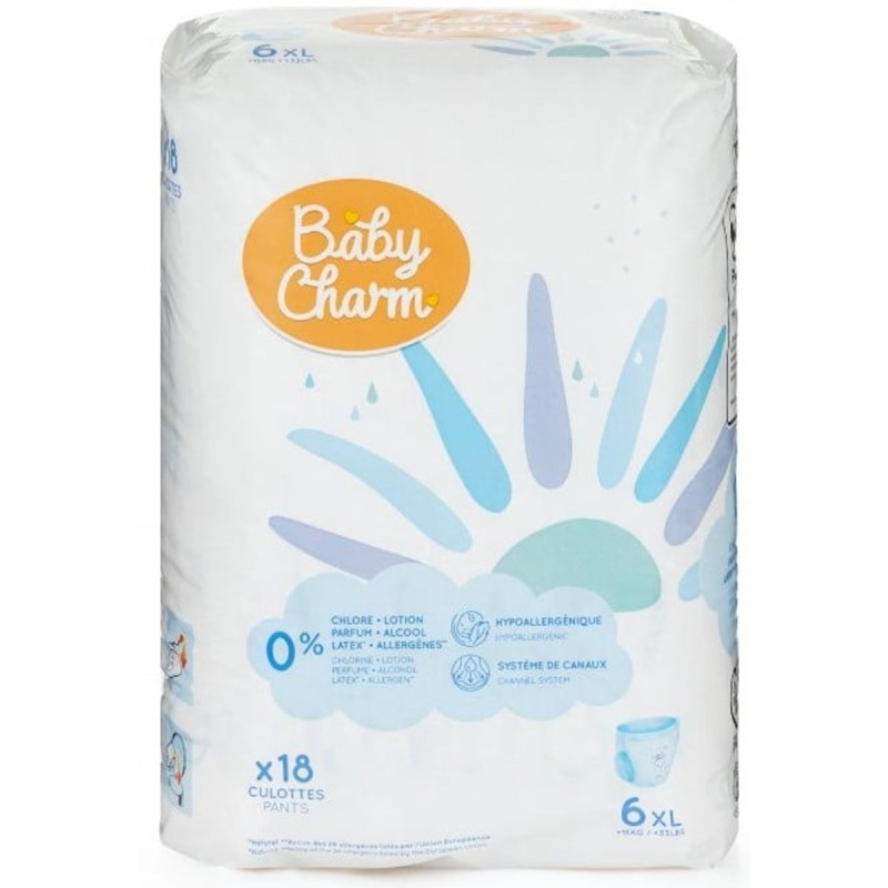 Baby Charm Jednorázové plenky Pants XL (15+ kg)