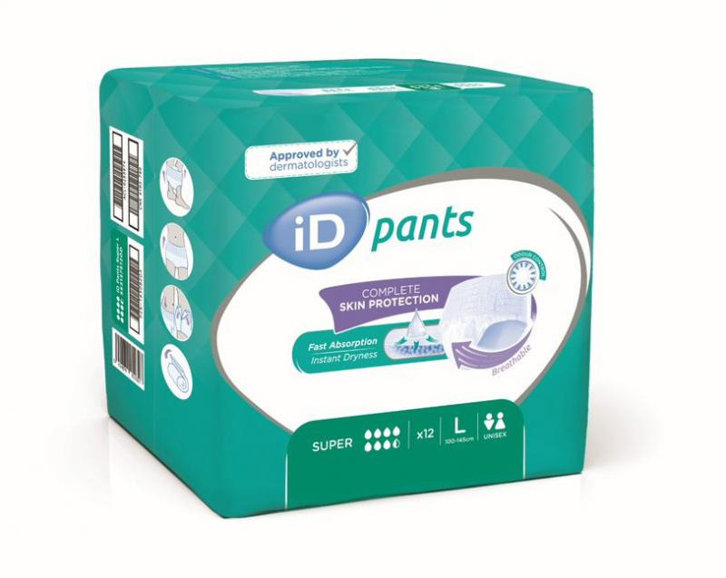 iD Pants Sensitive Large Super 12 ks
