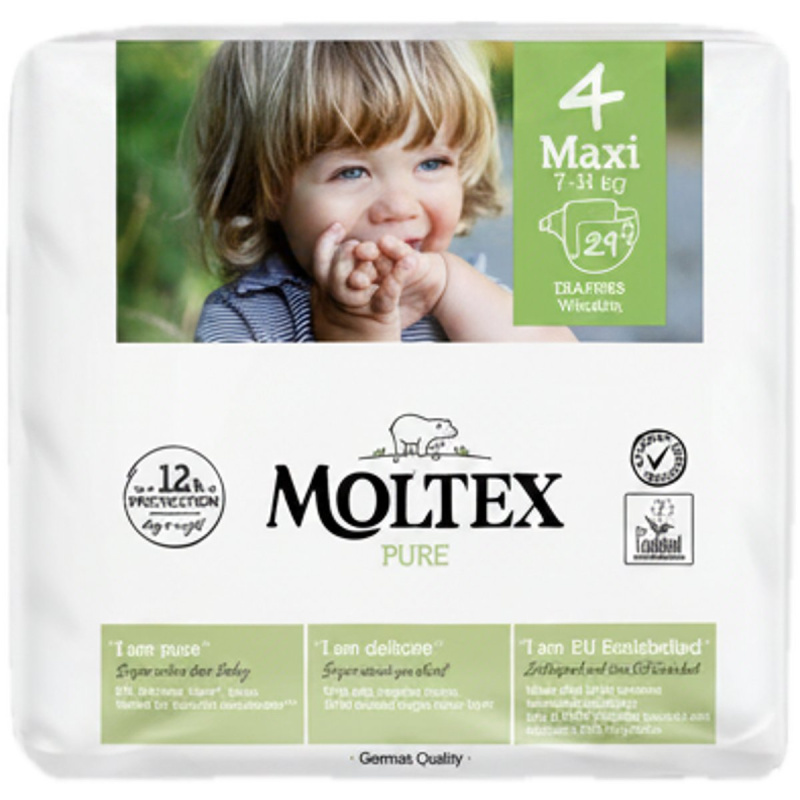 MOLTEX Pure maxi 4 plenky 7-14 kg 29 kusů