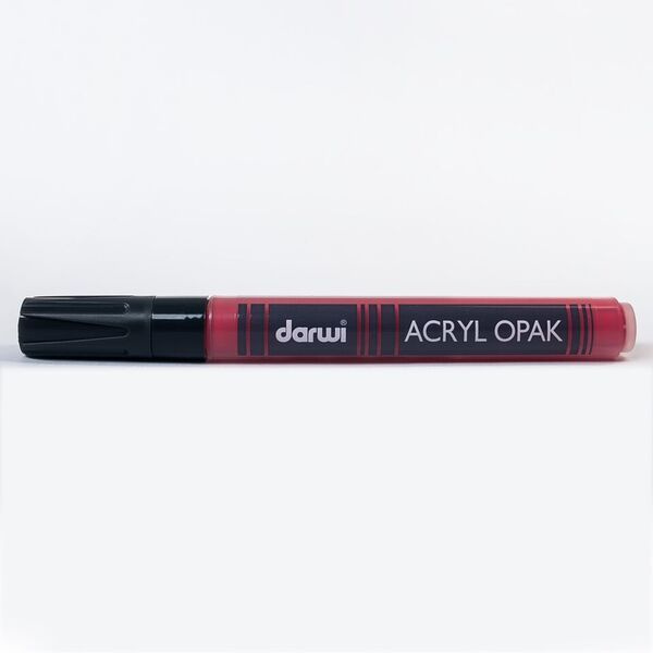DARWI Akrylová fixa - silná - 6 ml/3 mm - růmělková červená