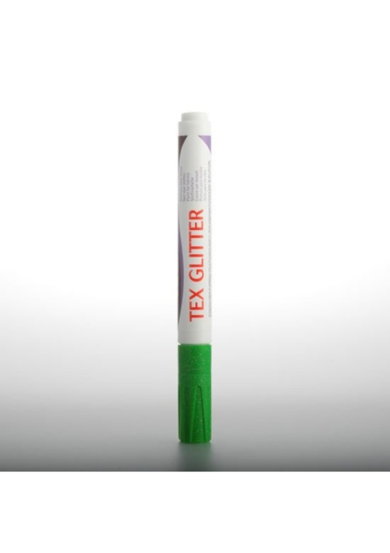 DARWI TEX GLITTER fixa na textil - Světle zelená 6 ml DAVER, spol. s r.o.