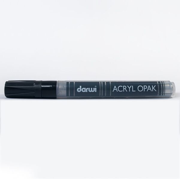 DARWI Akrylová fixa - silná - 6 ml/3 mm - stříbrná
