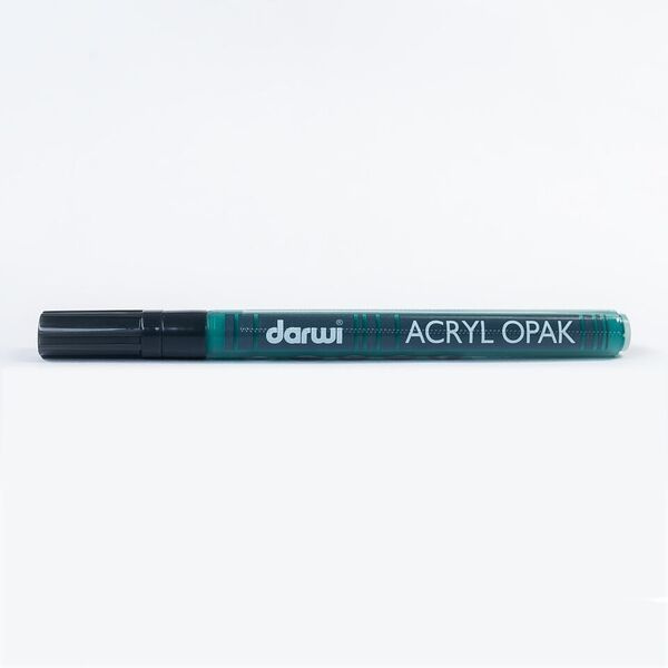 DARWI Akrylová fixa - tenká - 3 ml/1 mm - tmavě zelená