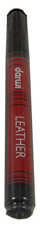 DARWI Fix na kůži a koženku - 6 ml/1,2 mm - černá
