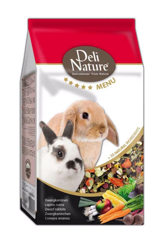 Deli Nature 5 Menu zakrslý králík 750g