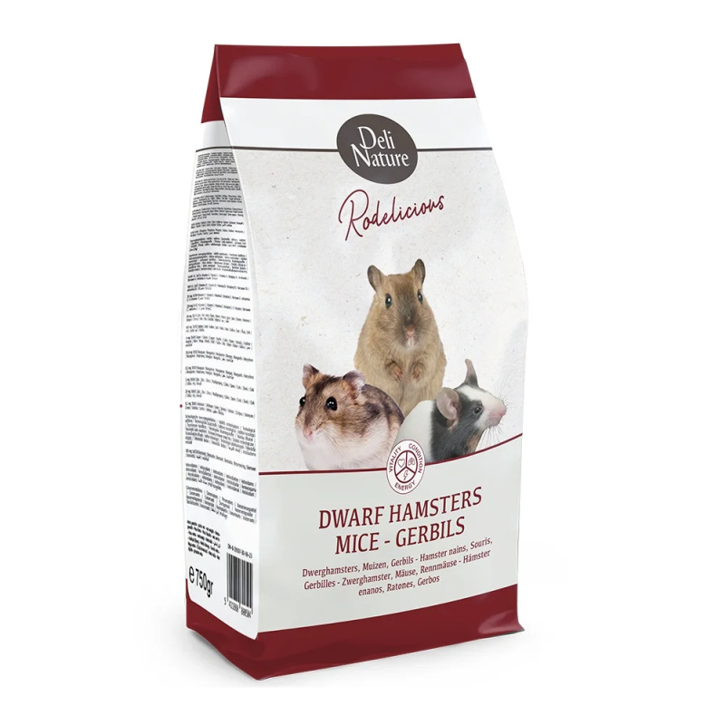 Deli Nature Rodelicious myš, pískomil, zakrslý křeček 750