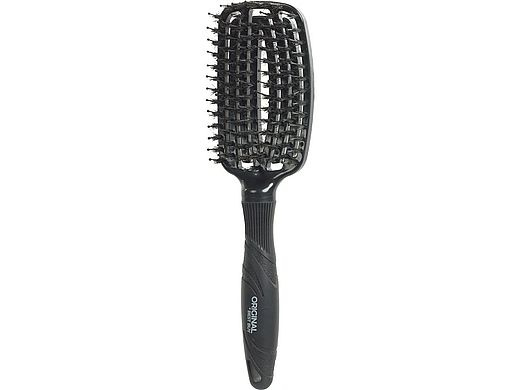 Kartáč OBB Vented Brush s kančími štětinami black Sibel