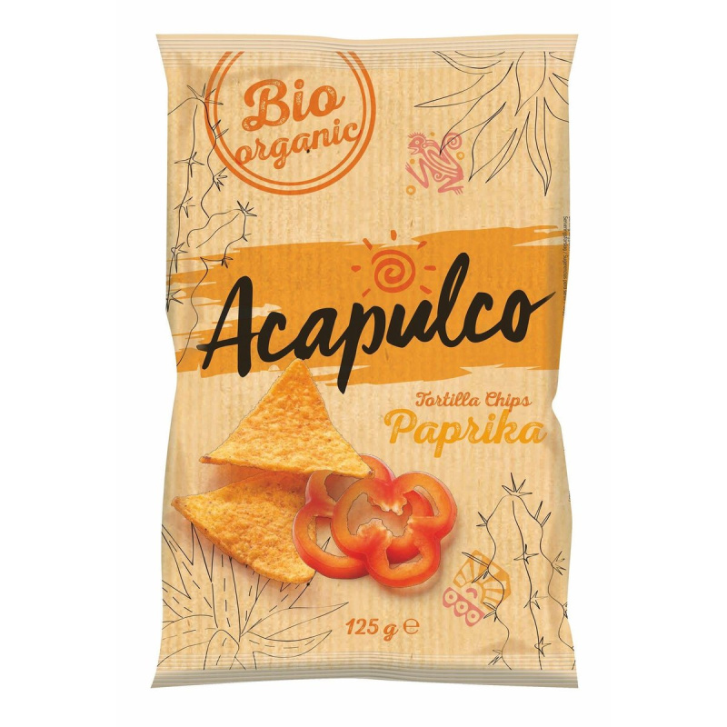 Poco Loco BIO Paprikové tortilla chipsy