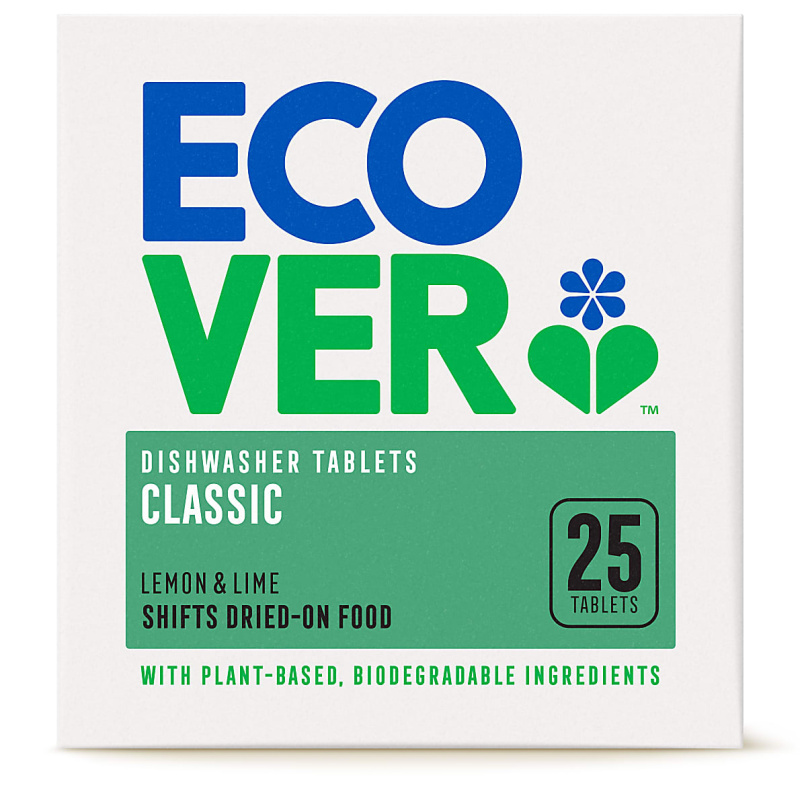 ECOVER tablety do myčky 25ks classic, 500g