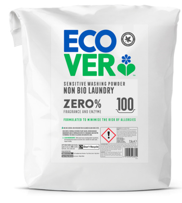 ECOVER ZERO Universal prací prášek pro alergiky 7,5 kg, 100pd