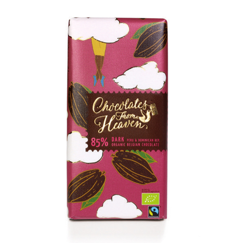 Chocolates From Heaven BIO Hořká čokoláda Peru a Dominikánská republika 85%