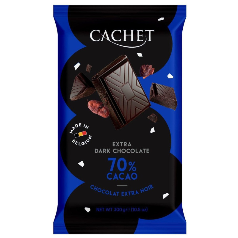 Cachet Tabulková čokoláda Extra hořká 70%