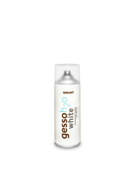 Ghiant - H2O podkladová pasta gesso ve spreji - 400 ml - bílá Ghiant