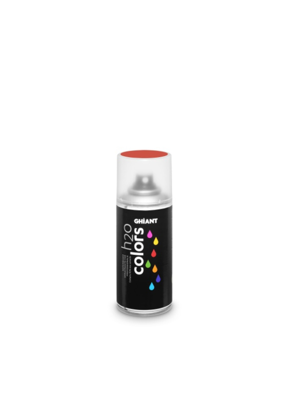 Ghiant - H2O akrylová barva ve spreji - 150 ml - jasně červená Ghiant
