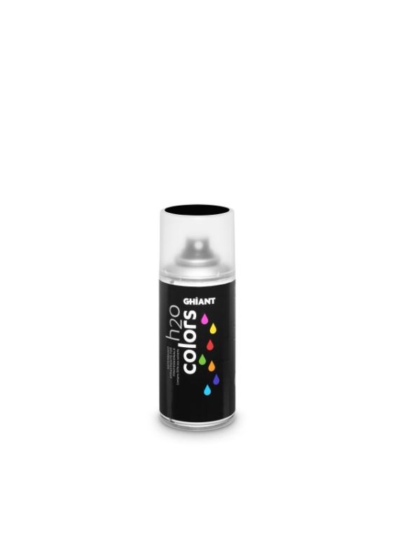 Ghiant - H2O akrylová barva ve spreji - 150 ml - černá Ghiant