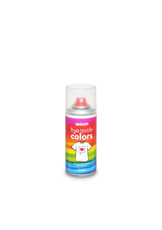 Ghiant - H2O barva ve spreji na textil - 150 ml - bílá Ghiant