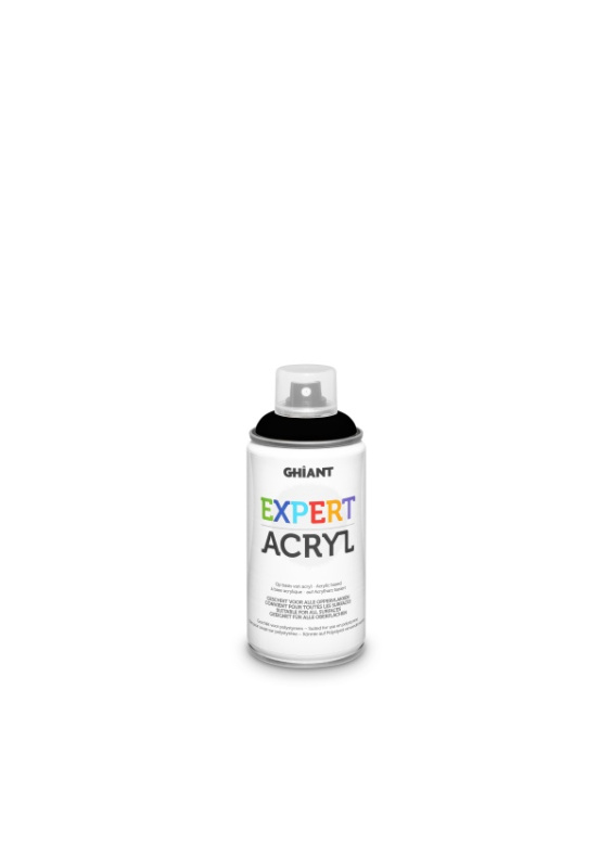 Ghiant - Expert akrylová barva ve spreji - 300 ml - černá Ghiant