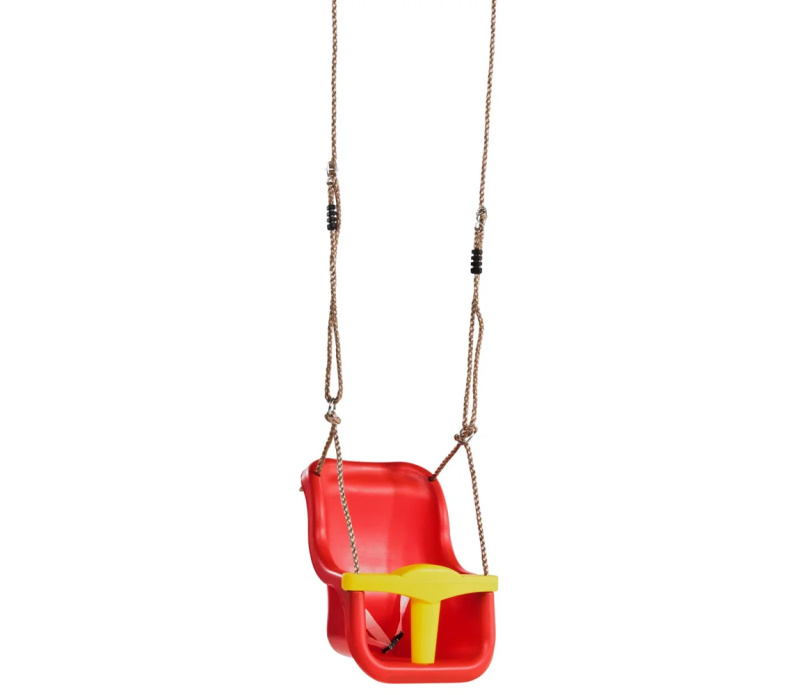 Smart4Play | Závěsná houpačka Baby Luxe - červená | 11640316