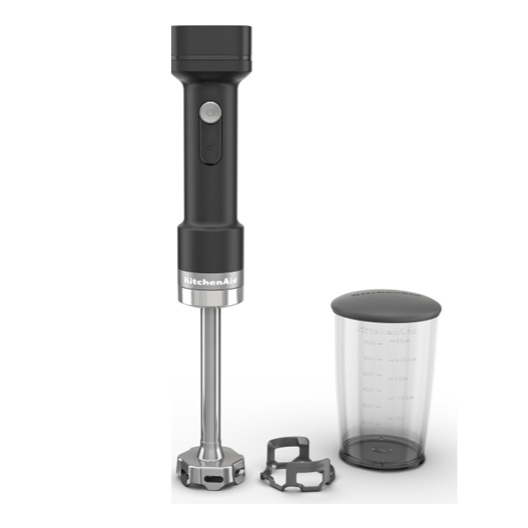KitchenAid  Bezdrátový tyčový mixér GO 5KHBRV00BM, černá mat 5KHBRV00BM