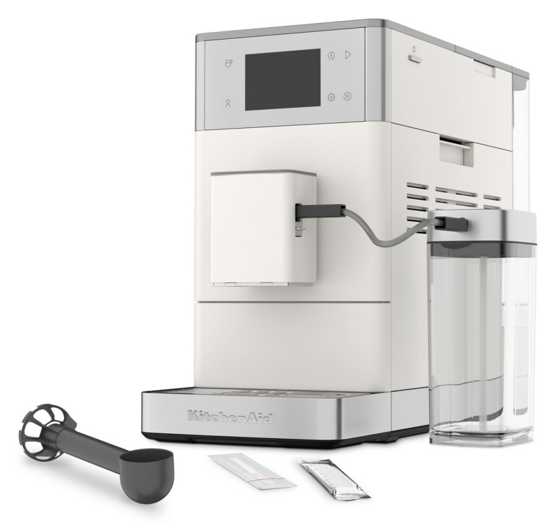 KitchenAid KitchenAid Plně automatický kávovar KF4 s funkcí ledové kávy, porcelánová bílá 5KES8454EPL