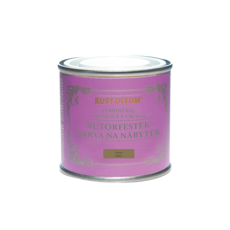 Rust-Oleum Barva na nábytek, metalíza zlatá, 125 ml