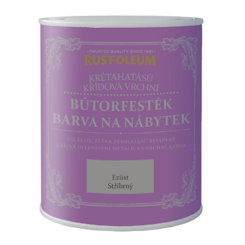 Rust-Oleum Barva na nábytek, metalíza stříbrná, 750 ml